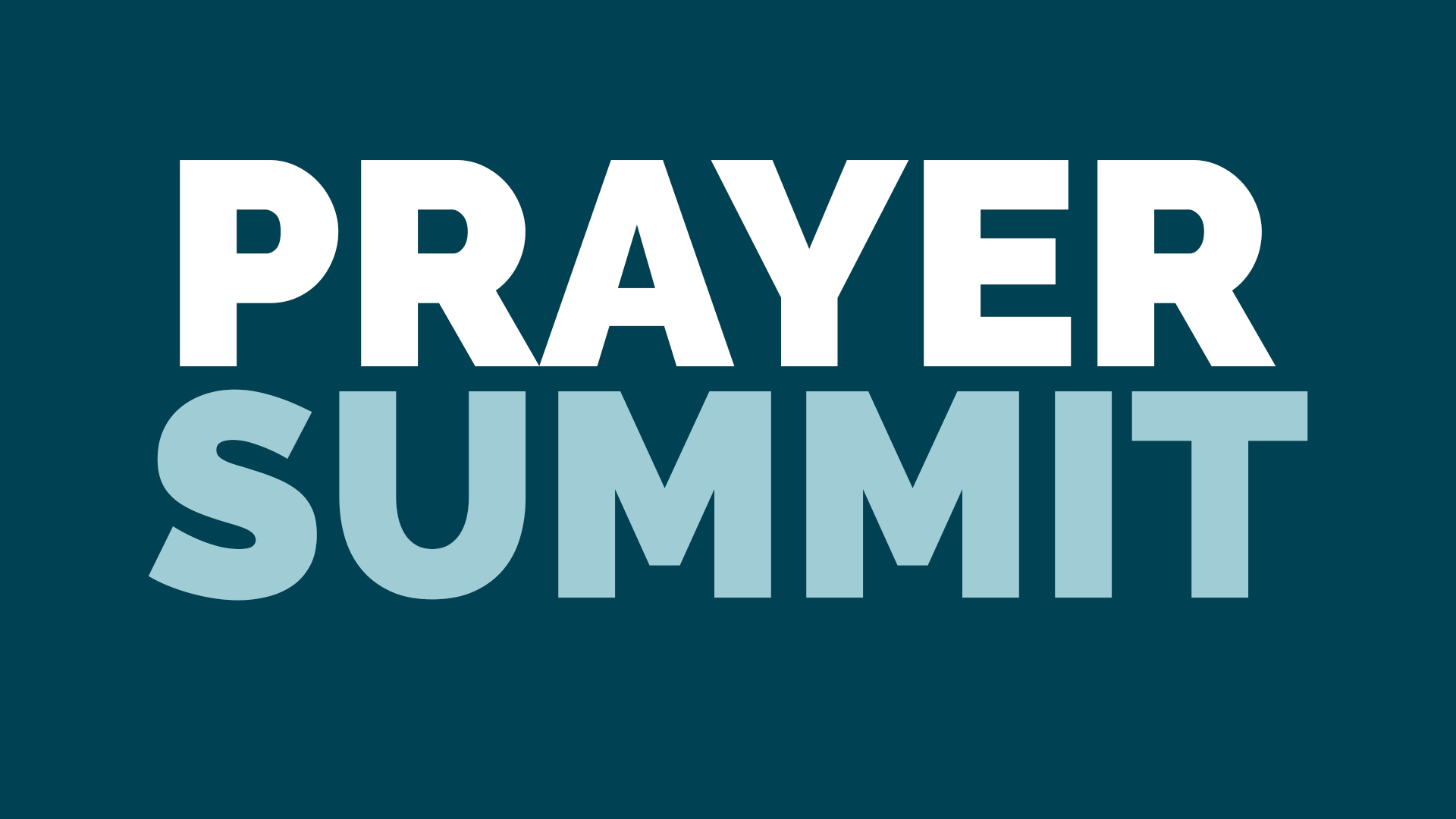 PRAYER-SUMMIT