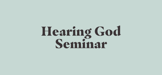 Hearing God - Website